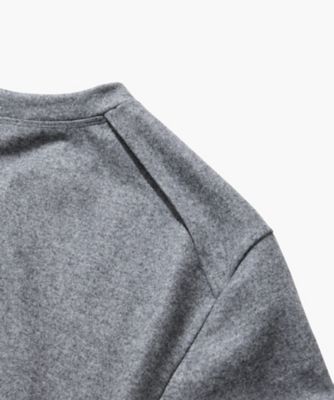 MERINO COLLEGE JERSEY Vネックドレス